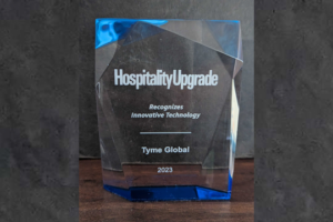 Award - Hospitality Upgrade Recognizes Innovative Technology Tyme Global 2023