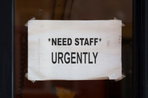 Need staff urgently